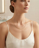 JHB Gold Plated Beads Matar mala short Chain for Women and Girls