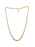 JHB Gold Plated Beads Matar mala short Chain for Women and Girls