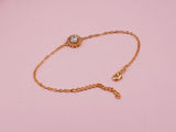 JHB Cubic Zirconia Diamond Adjustable Bracelet for Women & Girls Jewelry for Gift