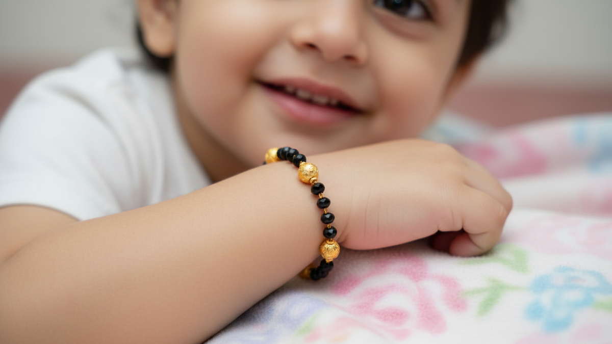 JHB Baby Bracelet Crystal Nazariya Bangle/Bracelet For Kids For Baby Girl's or Baby Boy's