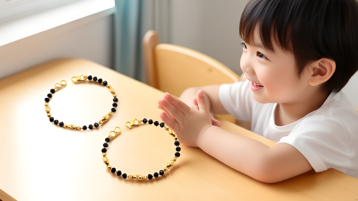 JHB Baby Bracelet Crystal Nazariya Bangle/Bracelet For Kids For Baby Girl's or Baby Boy's