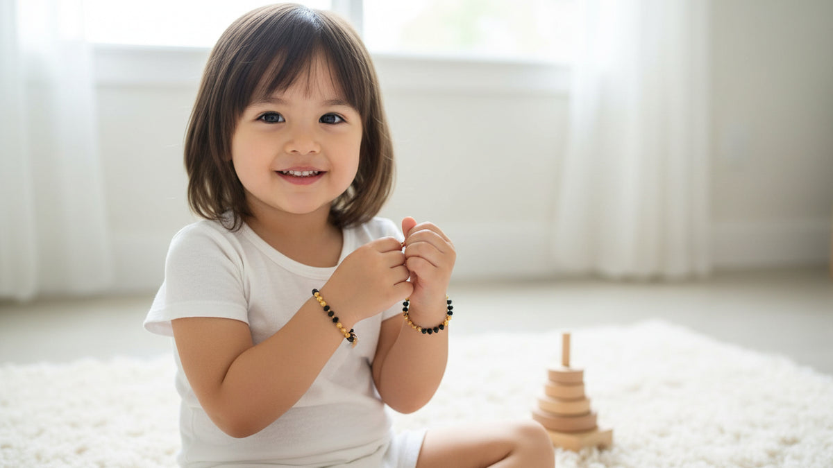 JHB Baby Bracelet Crystal Nazariya Bangle/Bracelet For Kids For Baby Girl's or Baby Boy's
