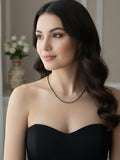 JHB Gold Plated 18 Inches Round Single Line Mangalsutra Chain For Women