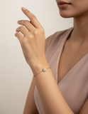 JHB Cubic Zirconia Diamond Adjustable Bracelet for Women & Girls Jewelry for Gift