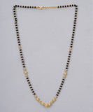 JHB Traditional Tanmaniya Designer Mangalsutra Black Beads Short Chain For Women