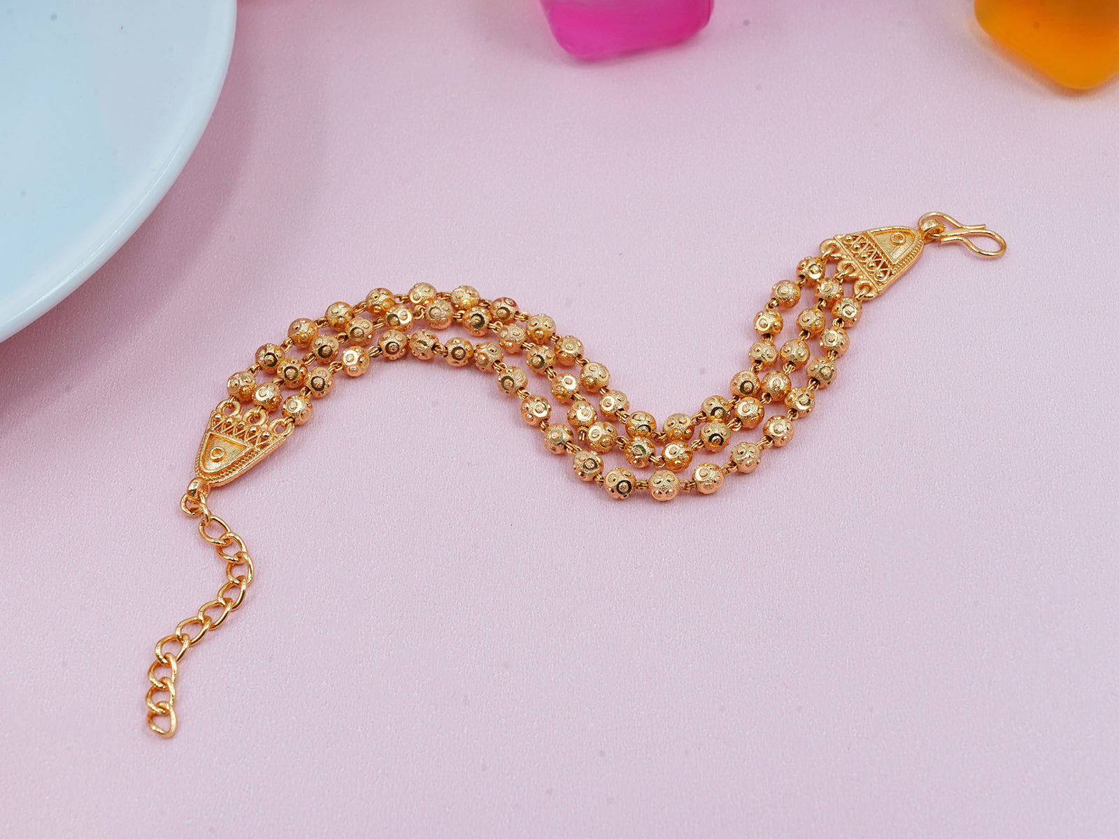 JHB Latest Stylish Gold Plated Bangle Bracelet for Women