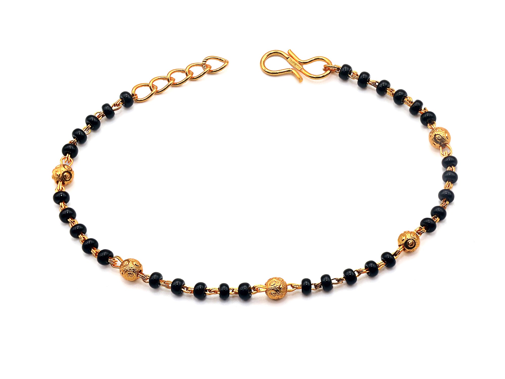 JHB Latest Trend Bracelet Bangle Style Beautiful Artificial Hand Mangalsutra for Women