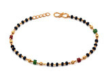 JHB Gold plated Beads Hand Mangalsutra Bracelet for Women