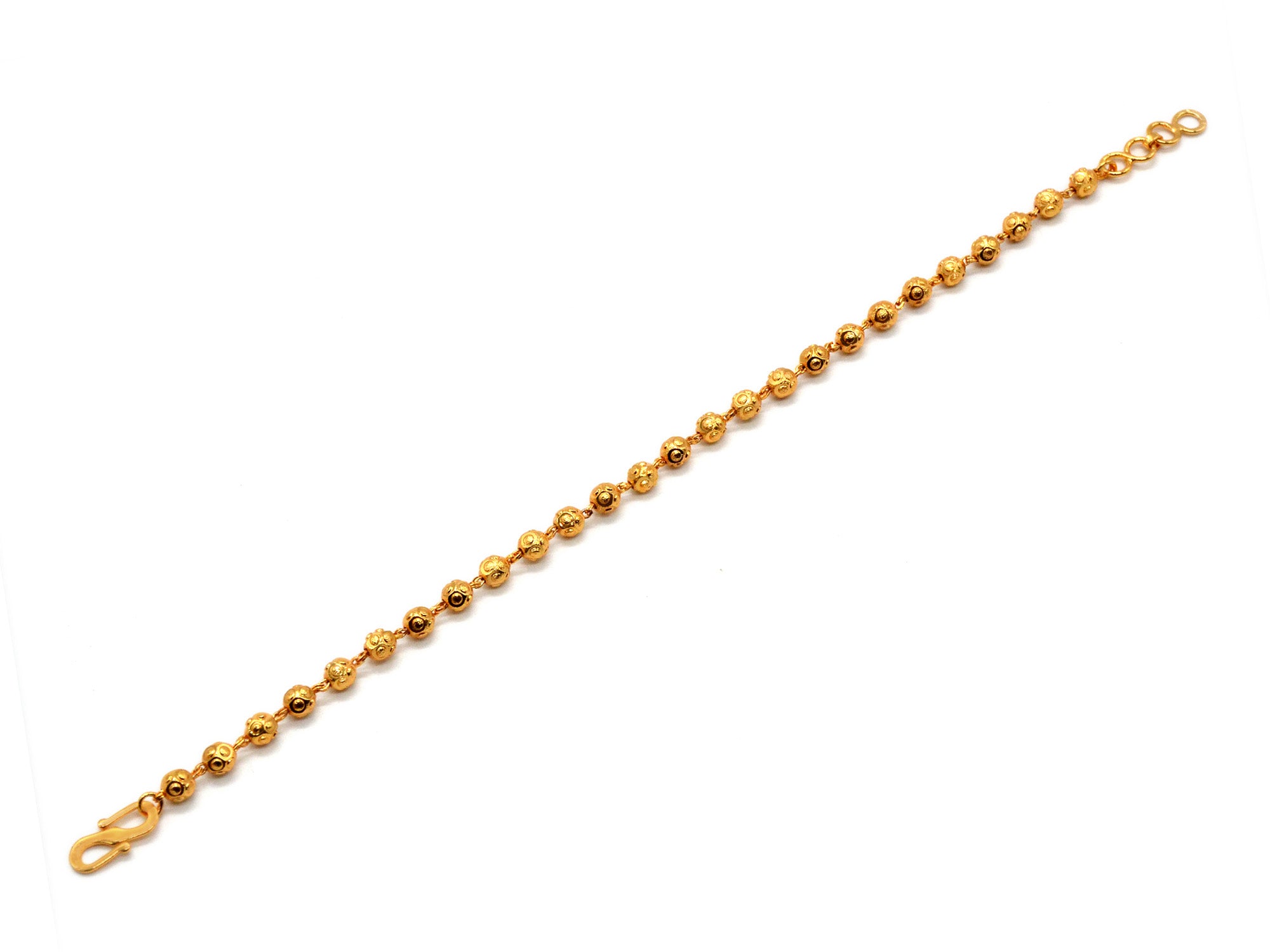 JHB Bracelet Bangle Style Beautiful Latest Trend Gold Plated Bead Hand Bracelets for Women and Girls