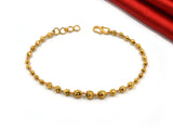 JHB Bracelet Bangle Style Beautiful Latest Trend Gold Plated Bead Hand Bracelets for Women and Girls