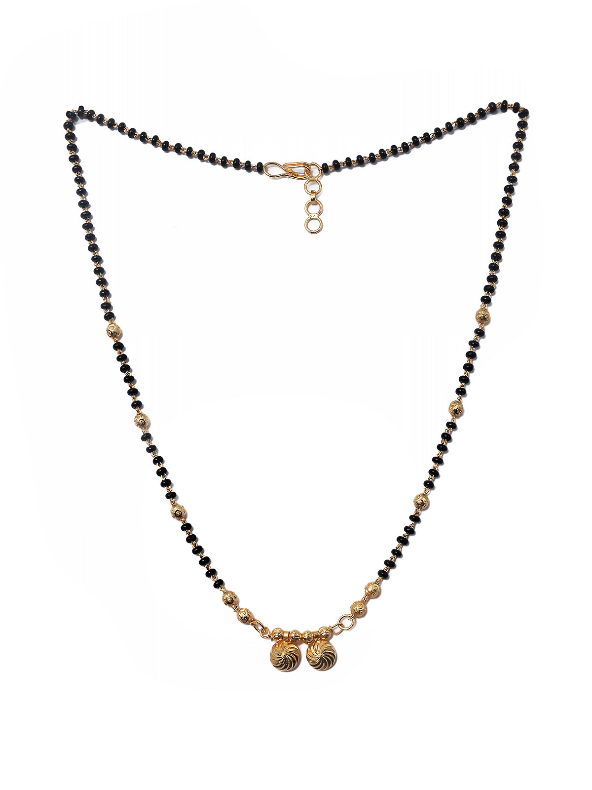 JHB Gold Plated Vati Pendant Tanmaniya Short Mangalsutra For Women