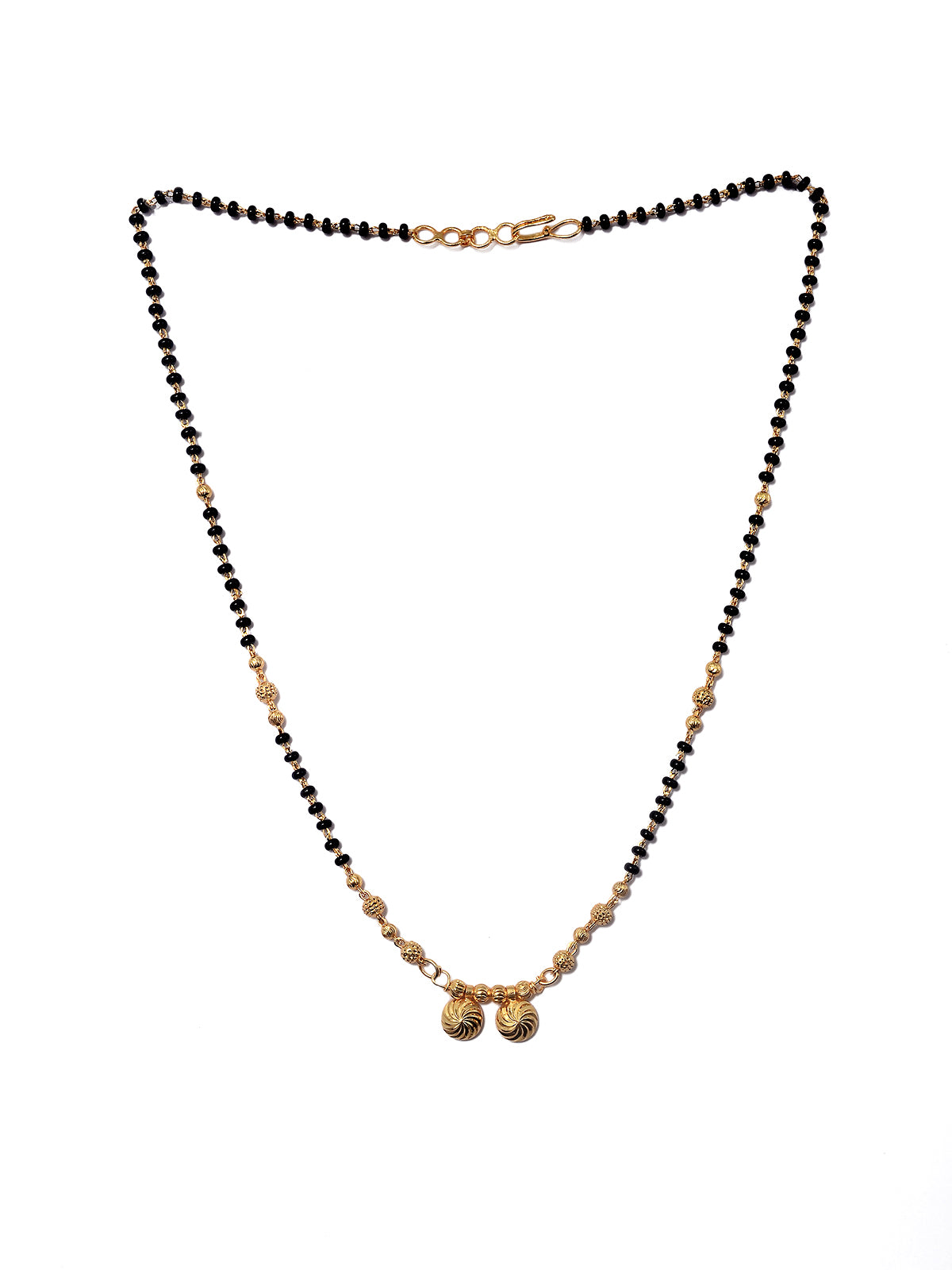 JHB Gold Plated Vati Pendant Tanmaniya Short Mangalsutra For Women
