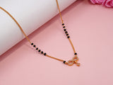JHB Diamond Mangalsutra Chain short Tanmaniya Traditional Black Bead Mangalsutra for women