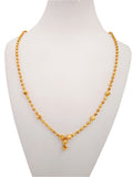 JHB Gold Plated Stylish Chain Neck Designer 18 inch MATARMALA Handmade Real Look Design Beauty Pave Natural Jewelry for Women Girls