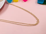 JHB Pearl Chain 24 Inch Gold Plated Finish Handmade Work Pearl Jewellery For Women Girls Men