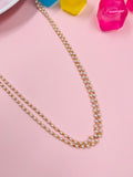 JHB Pearl Chain 24 Inch Gold Plated Finish Handmade Work Pearl Jewellery For Women Girls Men