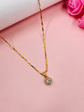JHB Stylish Diamond Pendant Necklace For Women With Extendable Chain