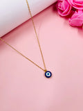 JHB Charged Energized Crystal Stone Evil Eye Turkish Pendant with Metal Chain | Strong Spiritual Nazar Pendant for Girls Women and Men