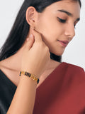 JHB Fashion Latest Stylish Multilayer Gold Plated Bangle Bracelet for Women and Girls