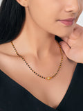 JHB Mangalsutra With Chain 18 Inch Length & Pearl Tanmaniya One Gram Gold for Women