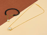 JHB Gold Plated Neck chain And Bracelet Combo For Women and Girls