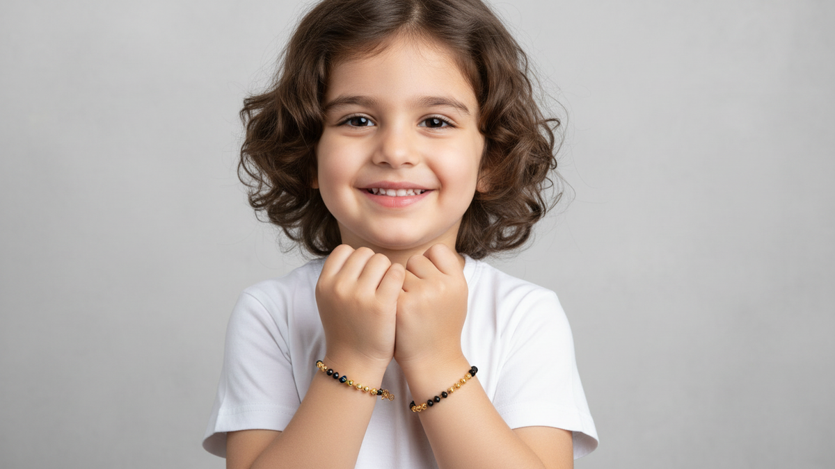 JHB Baby Bracelet Crystal Nazariya Bangle/Bracelet For Kids For Baby Girl's or Baby Boy's
