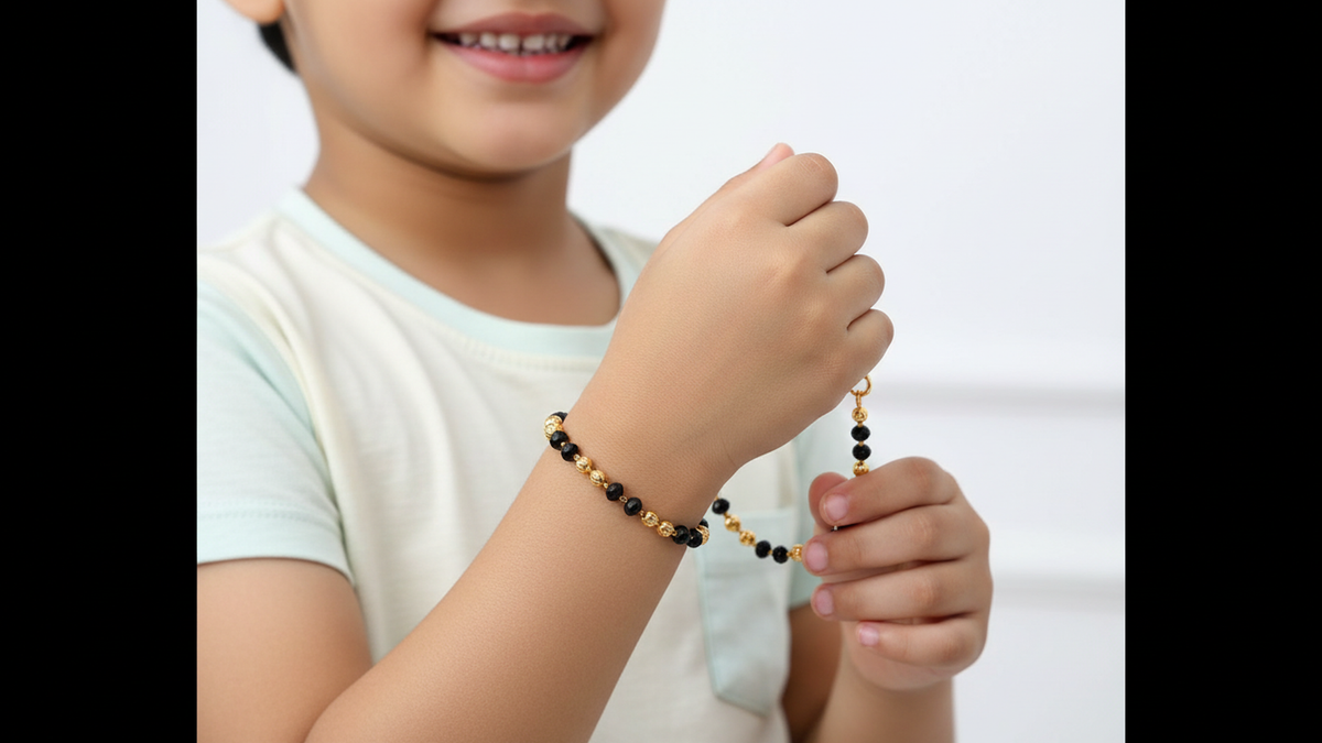 JHB Baby Bracelet Crystal Nazariya Bangle/Bracelet For Kids For Baby Girl's or Baby Boy's