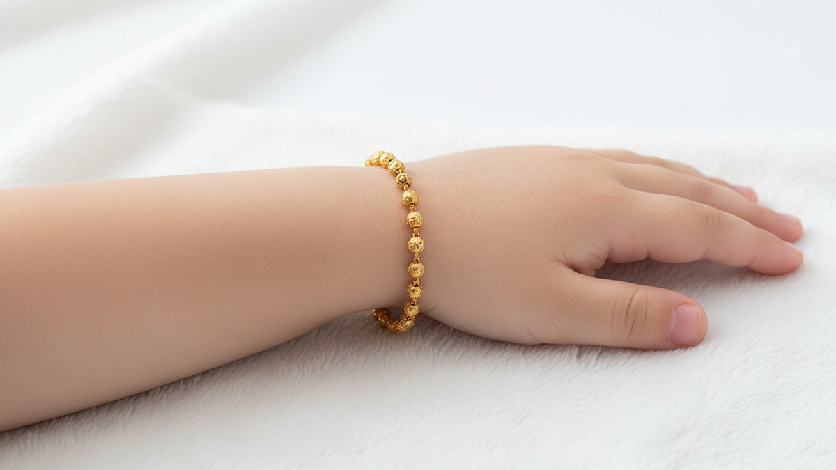 JHB Baby Bracelet Beads Nazariya Bangle/Bracelet For Kids For Baby Girl's or Baby Boy's