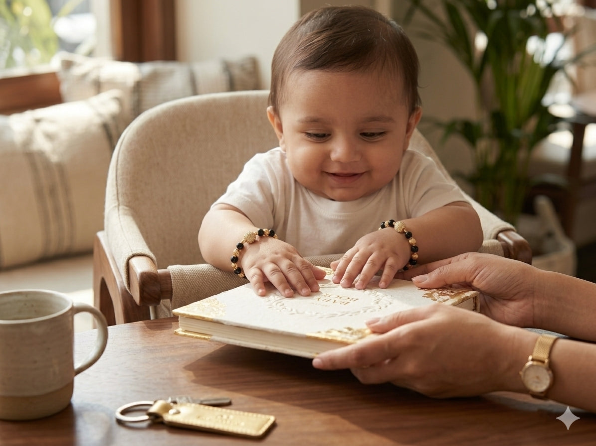 JHB Baby Bracelet Nazariya Bangle for Baby Girls & Baby Boys
